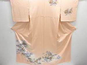 手描き友禅　茶屋辻模様訪問着